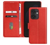 Avizar Funda Oppo Reno 13 F/FS Tapa Cartera Vídeo, Rojo