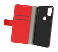 Avizar Funda para Alcatel 3X 2020 Tarjetero Soporte Vídeo, Rojo