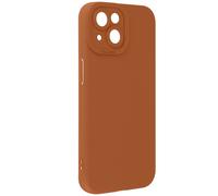 Avizar Funda para Apple iPhone 15 Silicona Mate Protección Cámara, Marrón claro