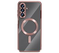 Avizar Funda para Galaxy A17 Compatible con MagSafe con Contorno Cromado