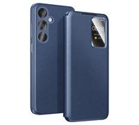 Avizar Funda para Galaxy A37 con Ventana Smart View y Tarjetero, Azul noche