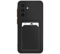 Avizar Funda para Galaxy A56 con Tarjetero Flexible Anti-huellas, Negro