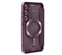 Avizar Funda para Galaxy S24 Cartera Anti RFID Protección para cámaras, Morado