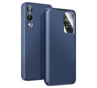 Avizar Funda para Galaxy S25 Edge con Ventana Smart View y Tarjetero, Azul