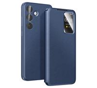 Avizar Funda para Galaxy S25 FE con Ventana Smart View y Tarjetero, Azul