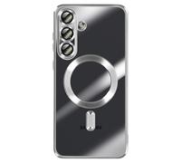 Avizar Funda para Galaxy S25 FE MagSafe Suave Antichoque con Borde Cromado