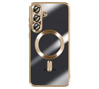 Avizar Funda para Galaxy S25 FE MagSafe Suave Antichoque con Borde Cromado