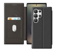 Avizar Funda para Galaxy S25 Ultra Tarjetero anti RFID, Negro