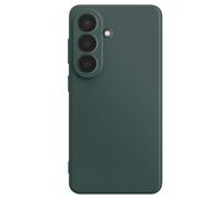 Avizar Funda para Galaxy S26 en Silicona Flexible Soft-Touch, Verde pino