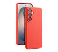 Avizar Funda para Galaxy S26 Plus de Silicona Soft-Touch y Microfibra, Naranja