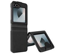 Avizar Funda para Galaxy Z Flip 6 Tarjetero Soporte Vídeo, Negro