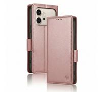 Avizar Funda para Honor 600 con Tarjetero y Soporte Vídeo, Oro rosa