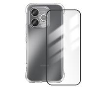 Avizar Funda Para Honor 600 Lite Antigolpes con Esquinas Bumper Y Cristal Templado