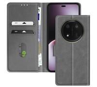 Avizar Funda para Honor Magic 7 Lite Carcasa tipo billetera soporte video, Gris