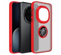 Avizar Funda para Honor Magic 7 Pro con anillo magnético, Rojo
