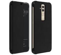 Avizar Funda Smart View Negra con Ventana Inteligente Táctil para Huawei Mate 20 Lite