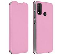 Avizar Funda para Huawei P smart 2020 libro cartera Flip Book Cover, Rosa