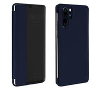 Avizar Funda para Huawei P30 Pro con Ventana inteligente, Azul noche
