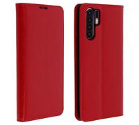 Avizar Funda para Huawei P30 Pro de cuero cartera Función soporte, Rojo