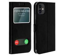 Avizar Funda para iPhone 11 libro con Doble Ventana,