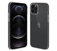 Avizar, Funda para iPhone 12 Pro Max Silicona Marco Brillante Trasera Mate