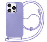 Avizar, Funda para iPhone 16 Pro Max Soft Touch con cordón para el cuello