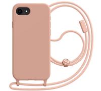 Avizar, Funda para iPhone 16e de Silicona con Cordón de Nylon Trenzado Ajustable