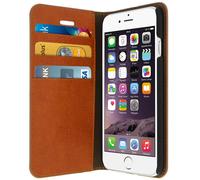 Avizar Funda para iPhone 6 / 6S de cuero billetera Función soporte, Marrón