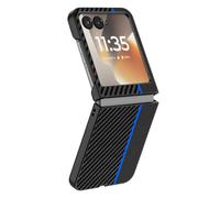 Avizar, Funda para Motorola Razr 70 Efecto Fibra de Carbono Protección Rígida