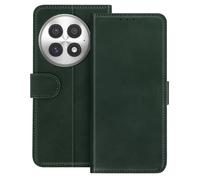 Avizar Funda para OnePlus 13 Flip Estilo Vintage Soporte Video, Verde pino