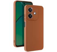 Avizar Funda para Oppo A40 Silicona Mate Bloqueo Cámara Protegido, Marrón