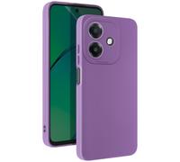 Avizar Funda para Oppo A40 Silicona Mate Bloqueo Cámara Protegido, Violeta