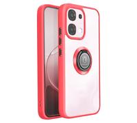 Avizar Funda para Oppo A6 Pro con Anillo Magnético Acabado Mate, Rojo