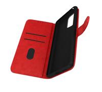 Avizar Funda para Oppo Find X5 Tarjetero Soporte Vídeo, Rojo