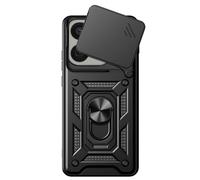 Avizar Funda para Oppo Find X9 Pro con Anillo de Soporte y Cubierta Deslizante de Cámara