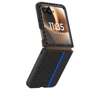 Avizar, Funda para Razr 70 Ultra Efecto Fibra de Carbono Rígida