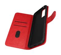 Avizar Funda para Realme 9i / Oppo A76 y A96 Tarjetero Soporte Vídeo, Rojo