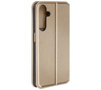 Avizar Funda para Samsung Galaxy A15. Soolapa Tarjetero Soporte Vídeo, Dorado