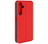 Avizar Funda para Samsung Galaxy A15. Soolapa Tarjetero Soporte Vídeo, Rojo