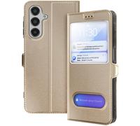 Avizar Funda para Samsung Galaxy A16 con Soporte de vídeo, Dorado