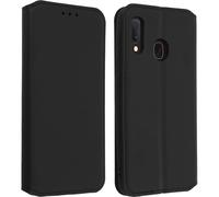 Funda Samsung Galaxy A20e Caso Lámina Función Soporte de Vídeo Negro