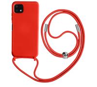 Avizar Funda para Samsung galaxy A22 5G 80cm semirrígida con Collar, Rojo