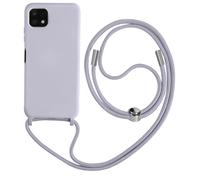 Avizar Funda para Samsung galaxy A22 5G 80cm semirrígida con Collar, Violeta