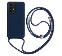 Avizar Funda para Samsung Galaxy A33 5G 80cm semirrígida con Collar, Azul