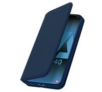 Avizar Funda para Samsung Galaxy A40 libro billetera F. Soporte, Azul noche