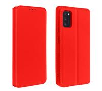Avizar Funda para Samsung Galaxy A41 libro billetera F. Soporte, Rojo
