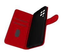 Avizar Funda para Samsung Galaxy M12 Tarjetero Función Soporte, Rojo