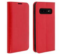 Avizar Funda para Samsung Galaxy S10 Plus de cuero cartera Función soporte, Rojo