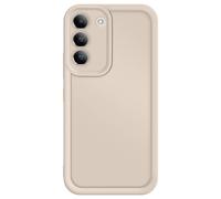 Avizar Funda para Samsung S22 Silicona Soft Touch Esquinas Reforzadas, Beis