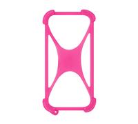 Avizar Funda para Smartphone Universalde hasta 6,7" Silicona Extensible, Rosa